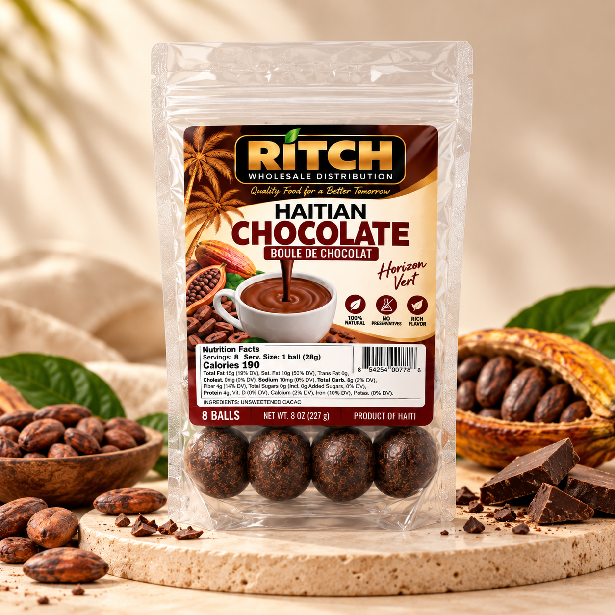 Haitian Chocolate Balls